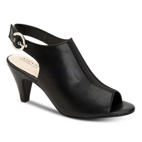 ALFANI Womens NEW Jalenne Peep-Toe Sling Back Bootie Pumps / Size 11 - Picture 1 of 9